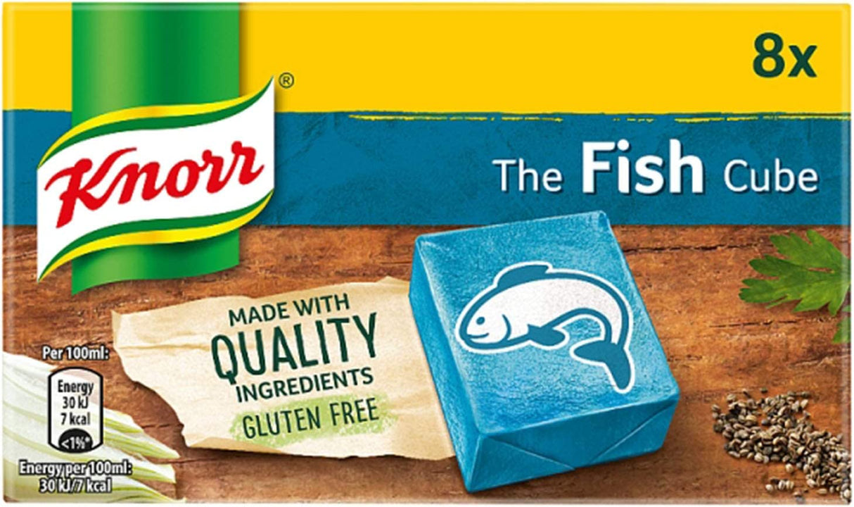 Knorr Fish Stock Cubes  8 Pack