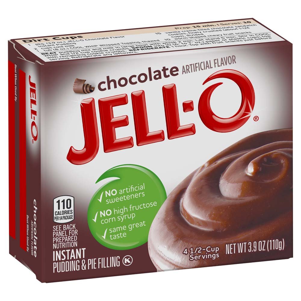 Jell-O Chocolate Instant Pudding Mix 3.9oz **Expiry Feb 2025**