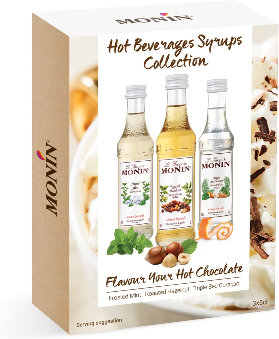 Monin Hot Choc Gift Pack 3x5cl