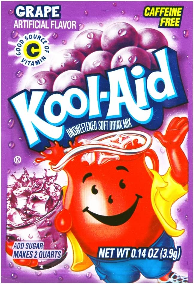 Kool Aid Sachet Grape 2QT