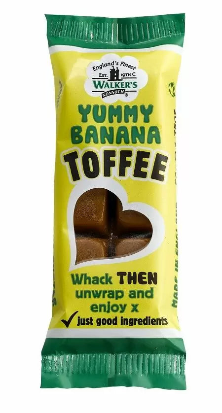 Walkers Nonsuch Yummy Banana Toffee Bars 50G