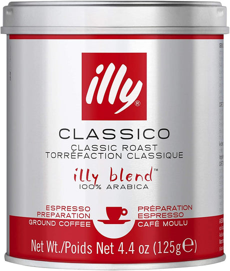 Illy Classico Espresso Ground Coffee 125G - World Food Shop