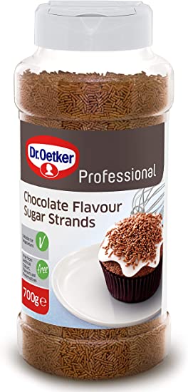 Dr Oetker Chocolate Flavoured Strands 700G (Case of 6)