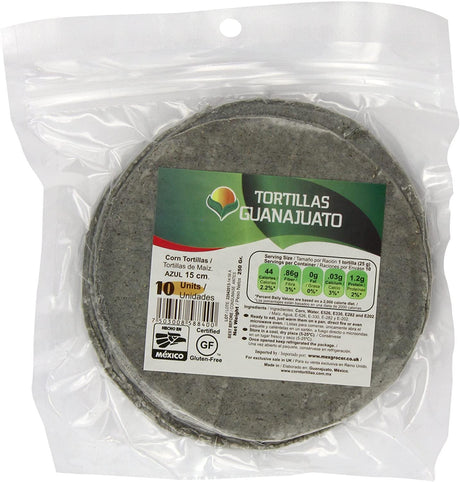 15Cm Blue Corn Tortilla Zip-Lock 10Pcs - World Food Shop