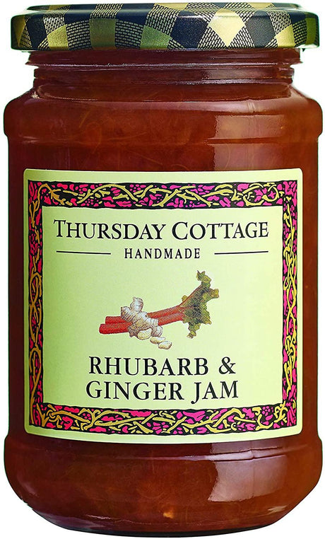 Thursday Cottage Rhubarb & Ginger Jam 340G - World Food Shop