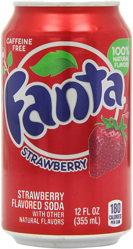 Fanta Strawberry Cans 355Ml - World Food Shop