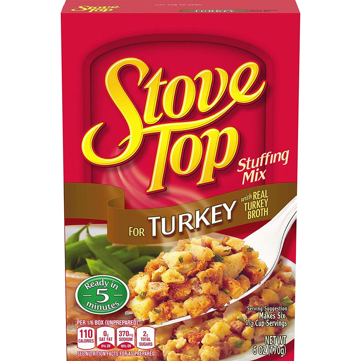 Kraft Stove Top Turkey Stuffing Mix 6Oz