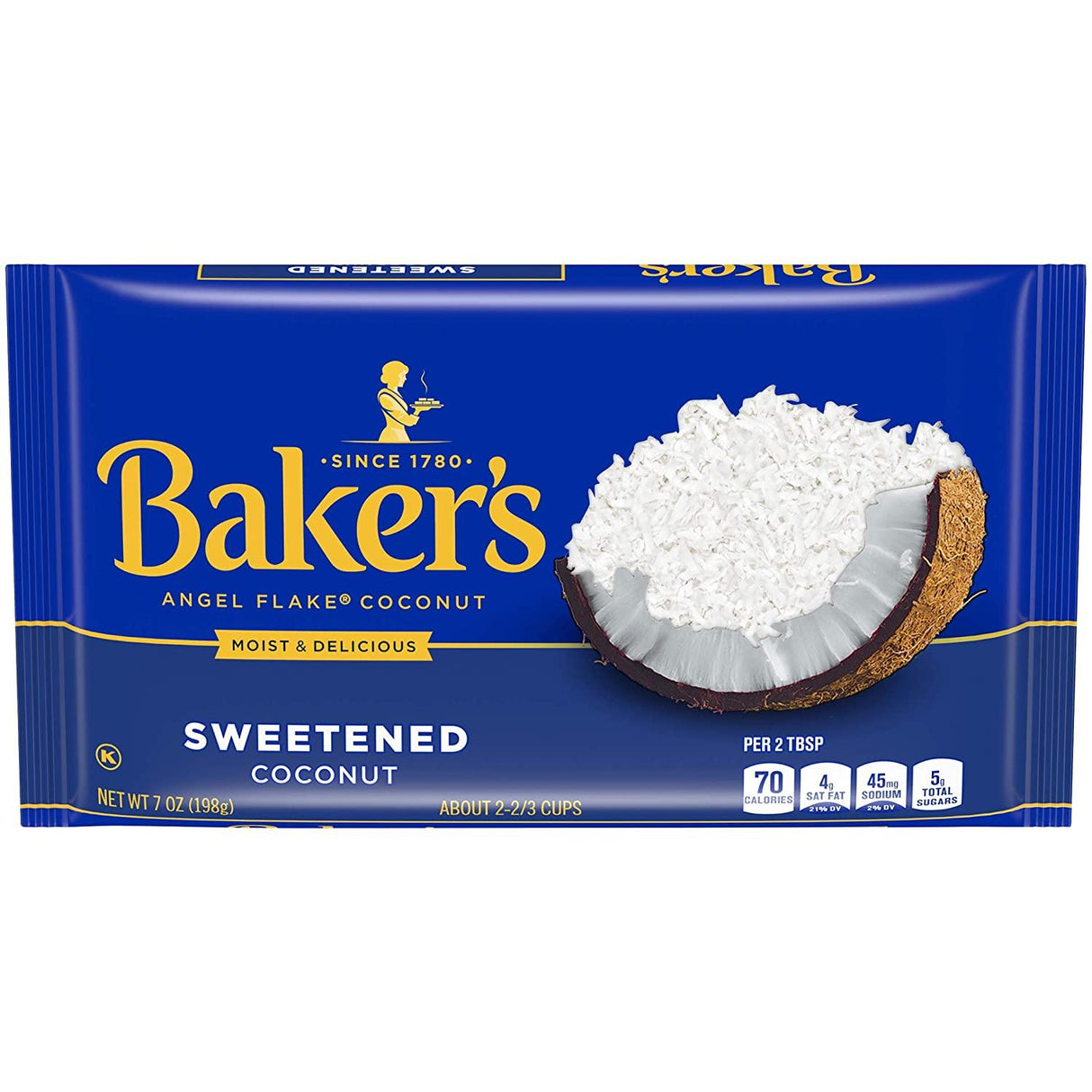 Bakers Angel Flake Coconut 7Oz (198G) - World Food Shop