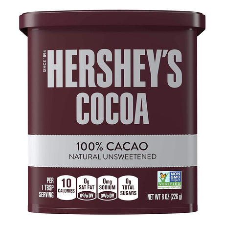 Hershey'S Cocoa Unsweetened 8Oz - World Food Shop