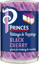 Princes Black Cherry Fruit Filling Tin 410G (Case of 6)