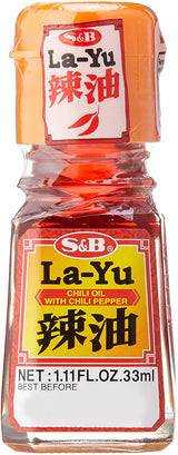 S&B Layu Chili Oil With Chili Pepper 33Ml