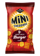 Jacob's Mini Cheddars Bangin' Cheese Burger 6 PK