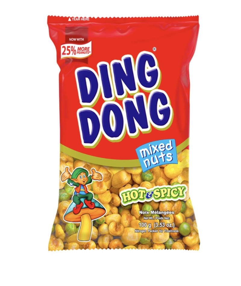 Ding Dong Mixed Nuts Hot And Spicy 100G