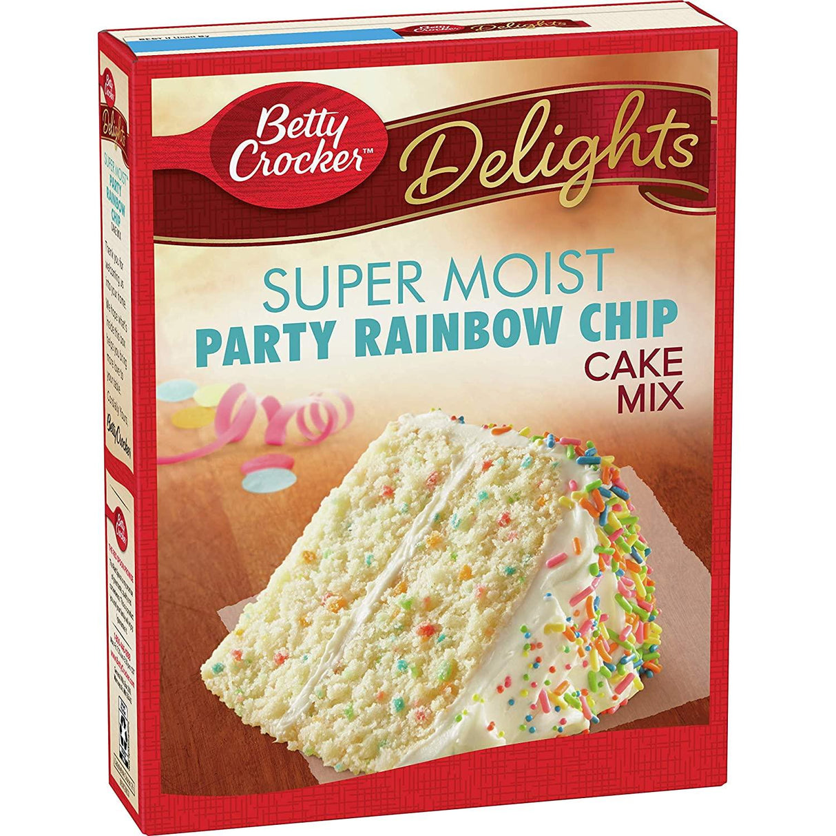 Betty Crocker Super Moist Rainbow Chip Party 15.25Oz - World Food Shop