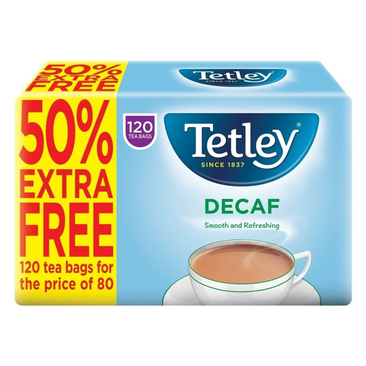 Tetley Tea Bags Decaf 120s