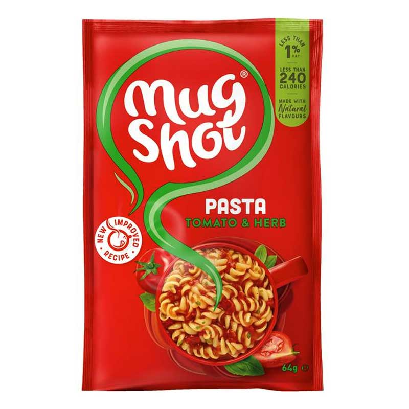 Mug Shot Tomato & Herb Pasta 64G (Case of 10)