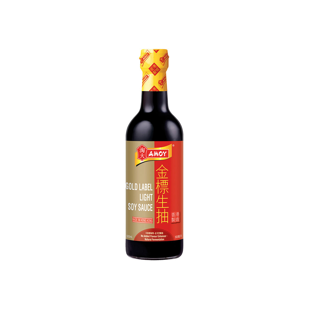 Amoy Gold Label Light Soy Sauce 500ML