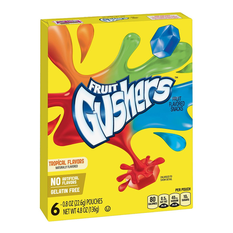 Betty Crocker Fruit Gushers Variety Pack 136g