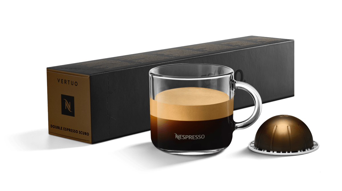 Nespresso Vertuo Double Espresso Scuro 10 Capsules