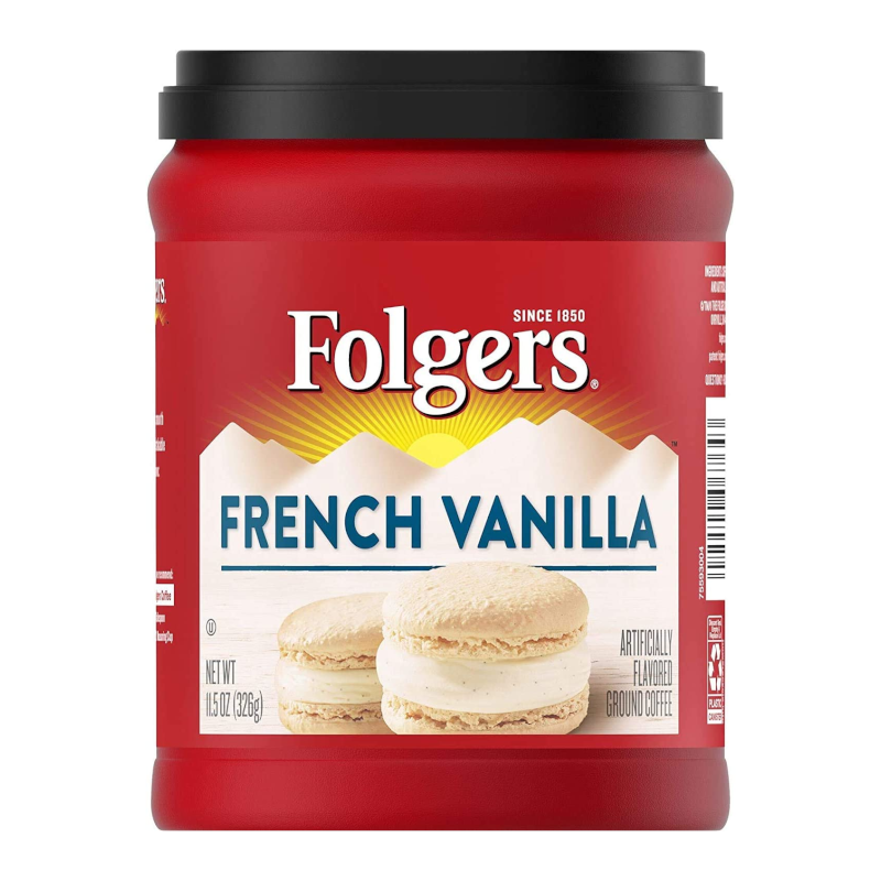 Folgers French Vanilla Coffee 326G