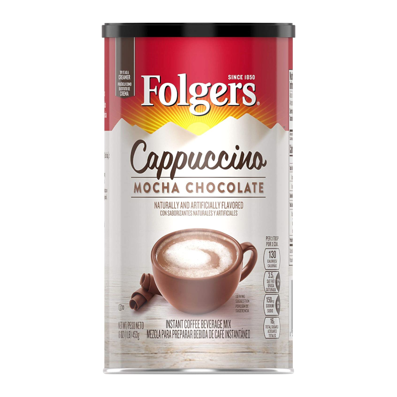 Folgers Mocha Chocolate Cappuccino 16oz