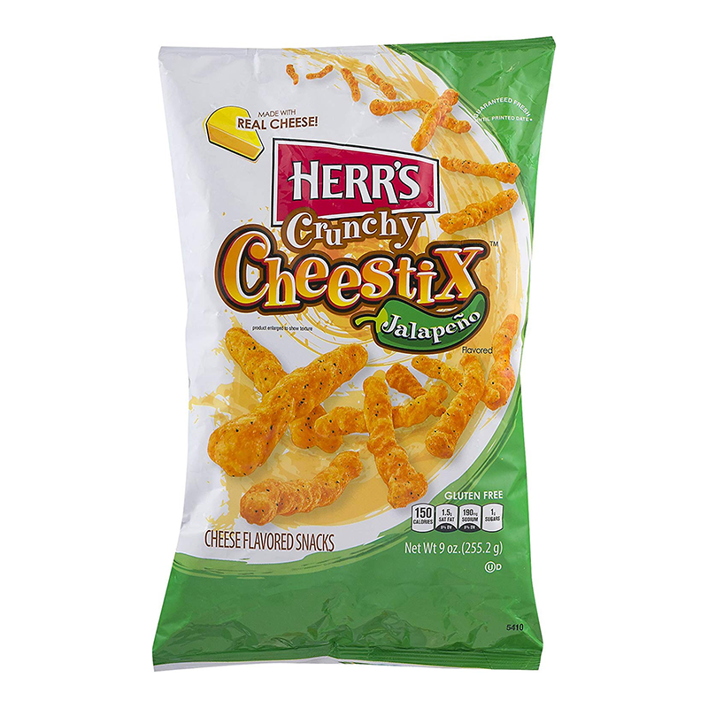 Herrs Jalapeno Crunchy Cheestix 9oz