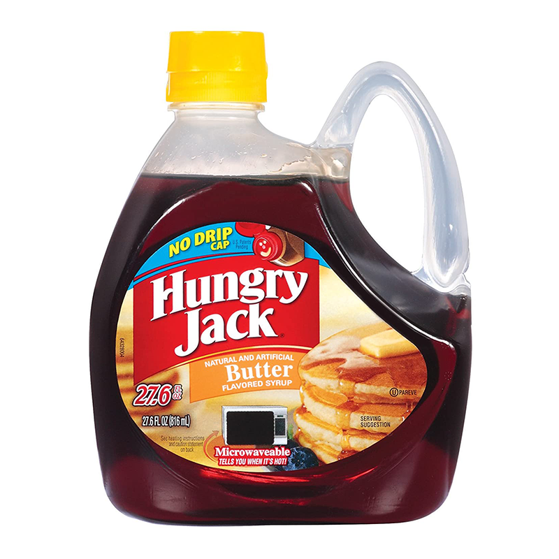 Hungry Jack Butter Flavour Pancake Syrup 27.6oz