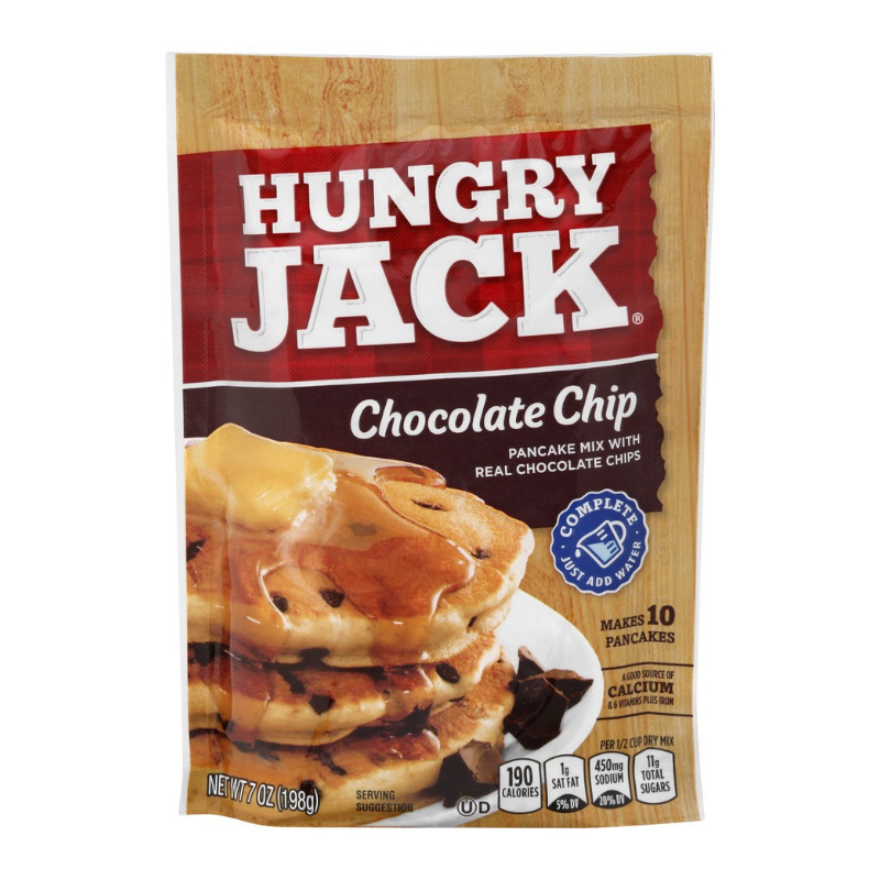 Hungry Jack Chocolate Chip Pancake Mix 7oz