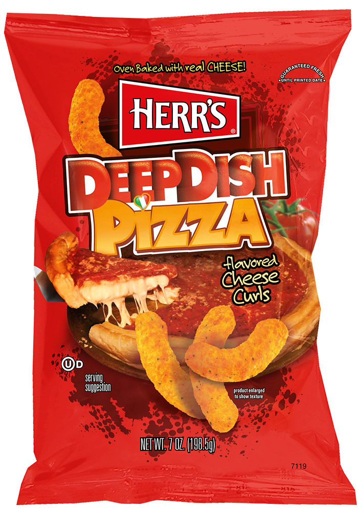 Herr'S Deep Dish Pizza Curls 7Oz (198G)