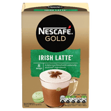 Nescafe Gold Irish Latte Instant Coffee, 8 Sachets