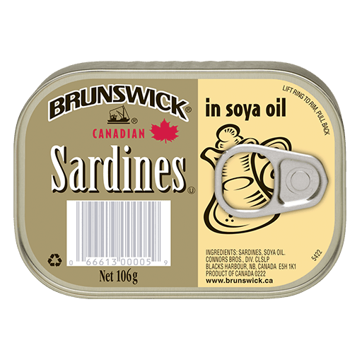 Brunswick Sardines In Soya Oil 106G