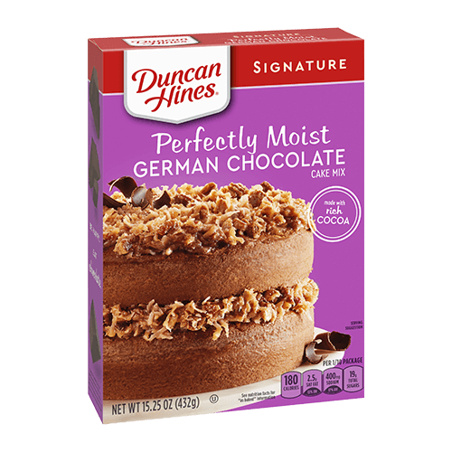 Duncan Hines Signature German Chocolate Cake Mix 432G