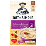 Quaker Oats So Simple Sultanas Raisins Cranberry & Apple 10 Pack