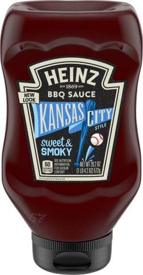 Heinz Kansas Sweet & Smoky BBQ Sauce 572G (20.2 Fl.Oz)