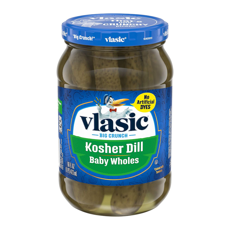 Vlasic Kosher Whole Baby Dill Pickles 16oz